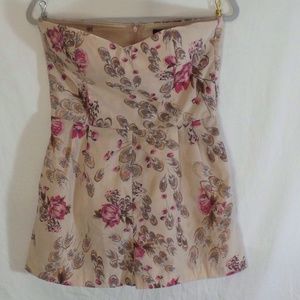 Ark & Co. Strapless Romper || M